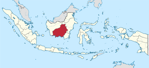 Wawidangan Kalimantan Tengah ring Indonésia