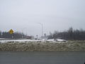 Fin de l'autoroute 10, au croisement de la route 112 à Sherbrooke