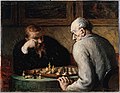 Image 14Honoré Daumier, 1863, The Chess Players (from Chess in the arts)