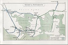 周辺地図(1910年および1914年)