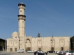 Mesquita de al-Utrush em Aleppo (1410), um exemplo da arquitetura mameluca provincial.