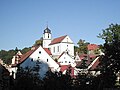 Blick zur kath. Kirche