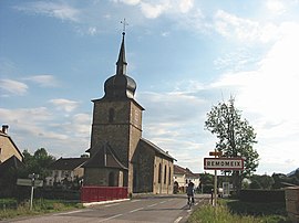 The church in Remomeix