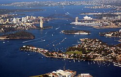 Anvista d'a badía de Sydney