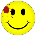 O smiley ensanguentado de Watchmen.