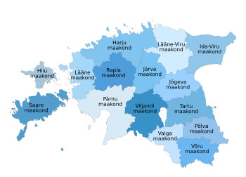 Các hạt Estonia