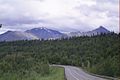 The Parks Highway near Hurricane, Alaska.