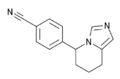 Struktur fadrozol, aromatase inhibitor untuk pengobatan kanker payudara.