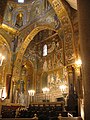 La Cappella Palatina en Palermo kun tiu de Aachen estas la plej famaj palacaj kapeloj de Eŭropo.