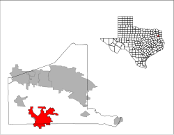 Location of Kilgore, Texas