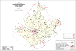 Map of Sandila CD block