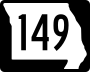 Route 149 marker