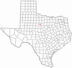 Location of Albany, Texas