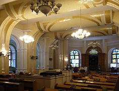 Innenraum der Synagoge