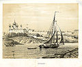 Suomenlinna/Sveaborg, gravure datant de 1856.