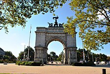 The Soldiers' and Sailors' Arch in Grand Army Plaza