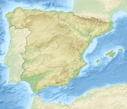 Situo de Santiago-de-Kompostelo kadre de Hispanio