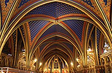 Soffitto della Sainte-Chapelle di Parigi