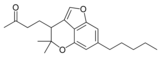 Strukturformel Cannabicoumaronon