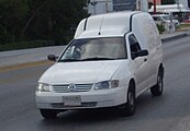 Cuando recibe el restyling con el nuevo frontal, según el país americano donde se comercialice, el modelo se le conoce con los nombres VW Derby van o VW Pointer Van.