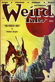 The Perfect Host című műve volt az 1948. novemberi Weird Tales címlapsztorija