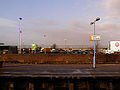 Looking across to Asda where the old rail yards were.