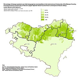 Persentazies met Baskiessprekkers in t Baskenlaand