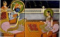 Image 22Krishna and Radha playing chaturanga on an 8×8 Ashtāpada (from History of chess)