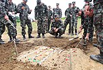 Slowenische Soldaten bei der Einsatzplanung