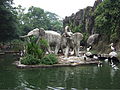 Patung gajah di Kebun Binatang Ragunan