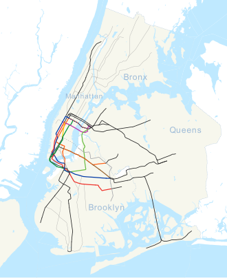 Map of service alternatives during the 14th Street Tunnel shutdown