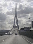 De Pont de Normandie over de Seine (1995) in Frankrijk