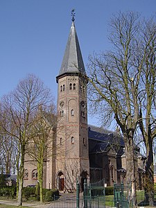 De katholieke Sint-Jacobuskerk