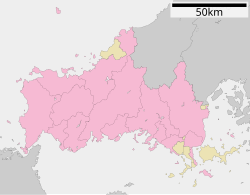 大島大橋 (山口県)の位置（山口県内）