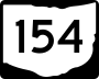 State Route 154 marker