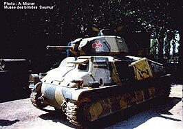 De SOMUA S35, hier in Saumur