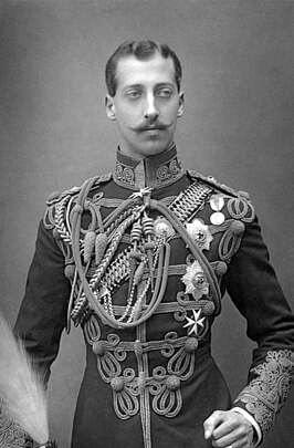 Albert Victor in 1891, een jaar voor zijn dood.