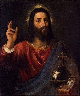 Titian's version of Salvator Mundi (1570)