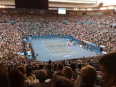 Centre-Court der Rod Laver Arena, 14.820 Zuschauerplätze