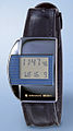 Welterste Funk­armband­uhr (digital), Junghans Mega 1 1990