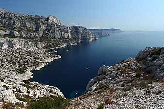 La calanque de Morgiou.