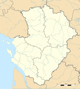 Glénouze trên bản đồ Poitou-Charentes