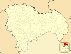 Villanueva de Alcorón, Spain is located in Province of Guadalajara