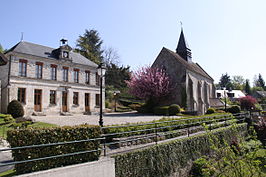 Gemeentehuis en kerk