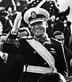 Juan Domingo Perón: polític que va viure durant el seu exili a Madrid.