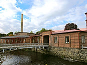 The old entrance to Jonsereds Fabriker