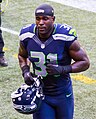 Kam Chancellor joueur des Seahawks de Seattle au poste de strong safety .