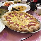 Pizza served in North Korea