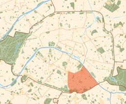 XIII arrondissement di Parigi – Localizzazione