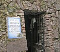 Ingresso della grotta dove venne rinvenuta la statua della Madonna